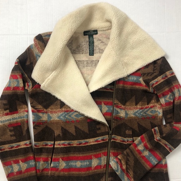 ralph lauren aztec jacket